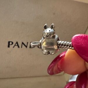 Pandora Silver Cat Charm